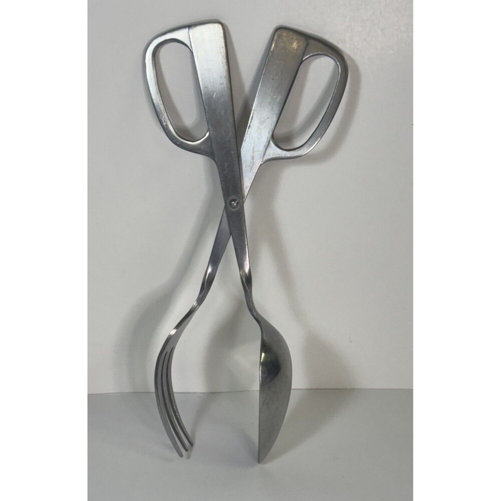 Deluxe Norpro Stainless Hinged Salad Tongs